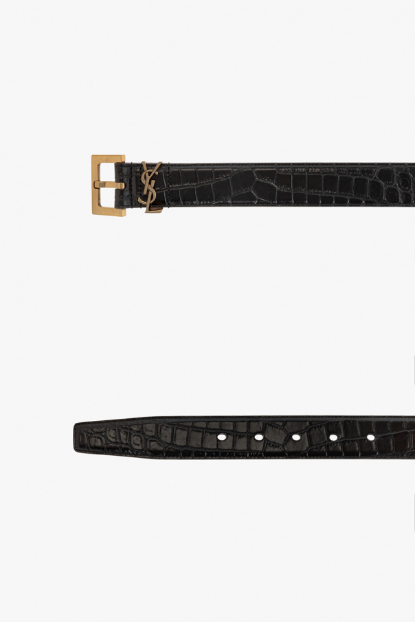 【関税＆送料込み】Saint Laurent Belts E Braces CASSANDRE BELT IN SMOOTH LEATHER | Saint Laurent | YSL JP